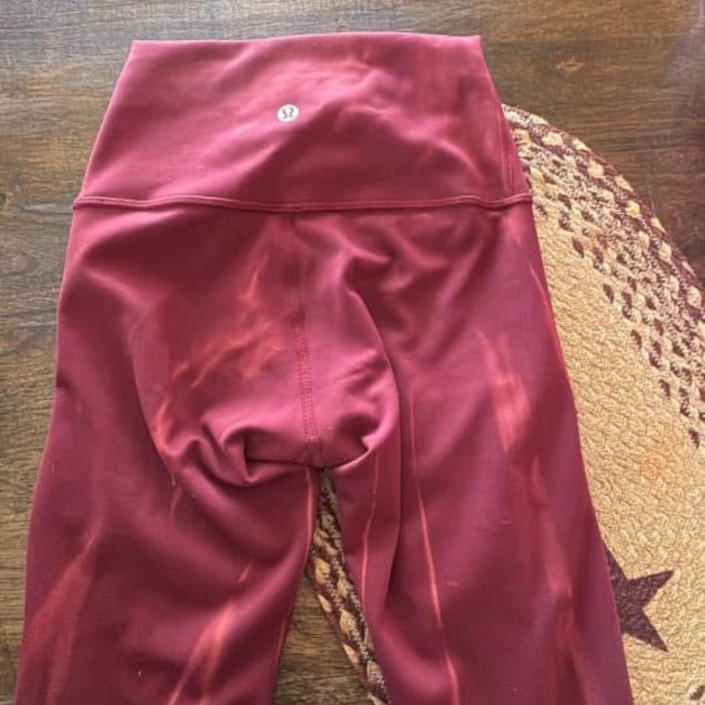 lululemon athletica Red Leggings